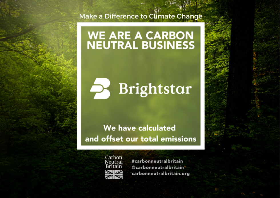 Brightstar Group certified a carbon neutral business Brightstar Financial